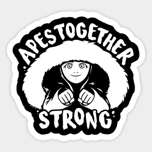 Nova - Apes Together Strong Sticker